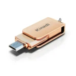 Kinzdi 16GB USB + Type-C Interface Metal Twister Flash Disk V8 - Image 2
