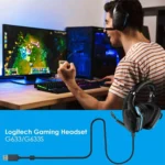 ZS0155 For Logitech G633 / G633s USB Headset Audio Cable Support Call / Headset Lighting, Cable Length: 2m - Image 6