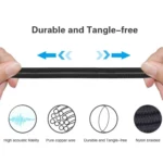 ZS0076 PC Version Gaming Headphone Cable for Sennheiser PC 373D GSP350 GSP500 GSP600 G4ME ONE GAME ZERO - Image 3