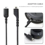 ZS0167 Sound Card Connecting Cable + Adapter Cable for Steelseries Arctis 3 5 7 Headphones - Image 3