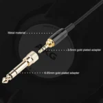 ZS0147 Braided Headphone Audio Replacement Cable for Audio-technica ATH-M50X M40 - Image 3