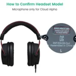 ZS0201 Computer Headset Replacement Microphone for HyperX Cloud Alpha S - Image 5