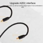 ZS0027 3.5mm to A2DC Headphone Audio Cable for Audio-technica ATH-LS50 E40 E70 CKR100 CKS1100 - Image 4