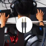 ZS0086 Volume Control Version Gaming Headphone Audio Cable for Logitech Astro A10 A40 A30 - Image 5