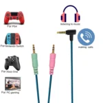 ZS0158 Elbow Plug + Adapter Cable Gaming Headset Audio Cable for SteelSeries Arctis 3 / 5 / 7 - Image 5