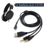 ZS0224 3-Prong Headphone Audio Cable for SteelSeries Arctis 3 / 5 / 7 / Pro - Image 2