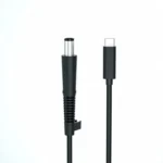 For HP Laptop USB-C / Type-C to 7.4 x 0.6mm Power Charging Cable, Cable Length: about 1.5m(Black) - Image 2