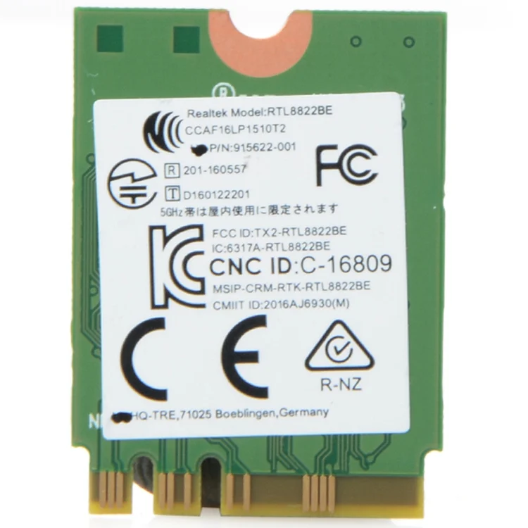SP5210_3.webp RTL8822BE Dual Band AC 433M Network Adapter Card Bluetooth 4.0 Wireless Network Adapter Card for Dell / ASUS / Toshiba / Sony / Acer - Image 4
