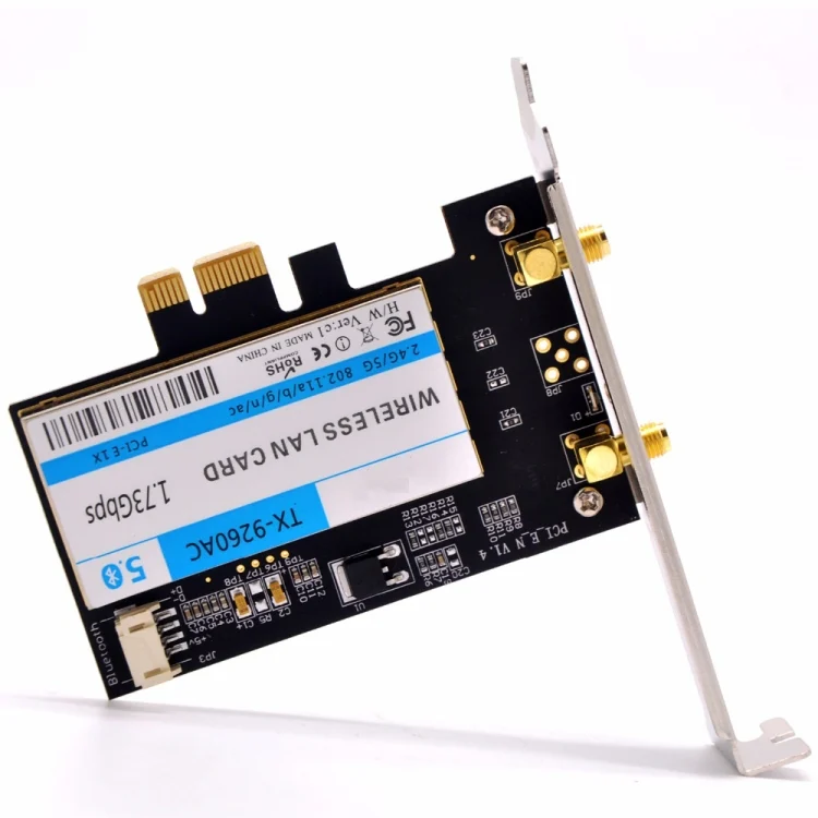 SP5215_3.webp TX-9260AC Wireless-AC Dual Band 802.11ac 1730Mbps Desktop PCI-e WiFi Adapter + Bluetooth 5.0 WLAN Network Card for Intel 9260ac - Image 4