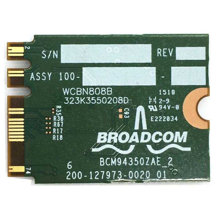 SP5217_3.webp DW1820A BCM94350ZAE 802.11ac BT4.1 867Mbps M.2 / NGFF WiFi Wireless Card - Image 4