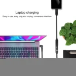 DP 5.0 x 1.0mm to Type-C Female Power Adapter Charger Cable - Image 5