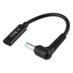 DP 5.5 x 1.7mm to Type-C Female Power Adapter Charger Cable