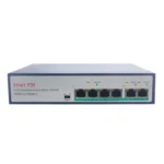 ESCAM POE 4+2 6-Port Fast Ethernet Switch 4-Port POE 10/100M 120W Network Switch, Transmission Distance: 150m