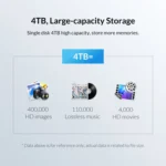 ORICO 2159U3 2.5 inch Transparent USB3.0 Hard Drive Enclosure with Stand - Image 11