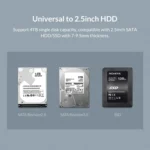 ORICO 2159U3 2.5 inch Transparent USB3.0 Hard Drive Enclosure with Stand - Image 14