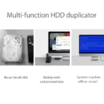 ORICO 6528US3-C 2.5 / 3.5 inch Hard Drive Enclosure with Duplicator - Image 7