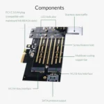 ORICO PDM2 M.2 NVME to PCI-E 3.0 X4 Expansion Card - Image 14