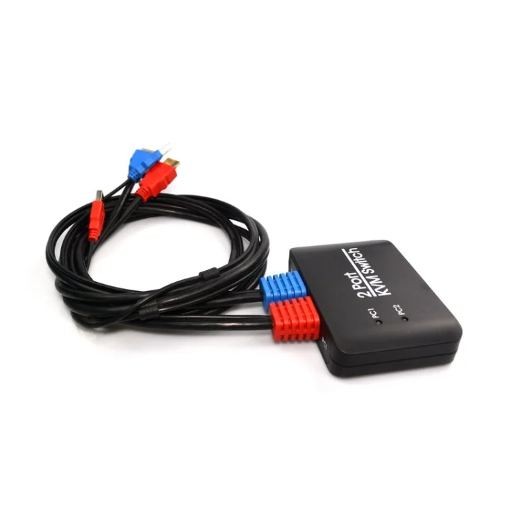 SYA000811_3.webp 2 Ports USB HDMI KVM Switch Switcher with Cable for Monitor, Keyboard, Mouse, HDMI Switch, Support U Disk Read - Image 4