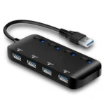 Ultra Speed USB3.0 4 Ports Hub with Switch - Image 2