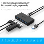 ORICO G11-H4-U3-100-BK 4 Ports USB 3.0 HUB - Image 5