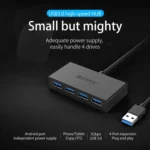 ORICO G11-H4-U3-100-BK 4 Ports USB 3.0 HUB - Image 7