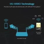 EDUP EP-AC1651 USB WIFI Adapter 650Mbps Dual Band 5G/2.4GHz External Wireless Network Card Wifi Dongle Receiver for Laptop Windows MacOS - Image 7