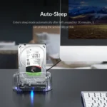 ORICO 6139C3-G2 3.5 inch Transparent USB3.1 Gen2 Type-C Hard Drive Dock - Image 11