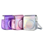 Richwell Portable Aurora  PU Leather Camera Case Camera Bag with Shoulder Strap, Suitable for Fujifilm Instax Mini 11 - Image 5