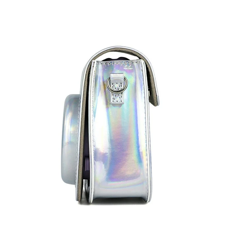 SYA001141801A_6.webp Richwell Portable Aurora  PU Leather Camera Case Camera Bag with Shoulder Strap, Suitable for Fujifilm Instax Mini 11 - Image 7