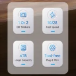 ORICO 2580U3 2.5 inch USB 3.0 SATA Hard Drive Enclosure Classic Mobile Hard Disk Box - Image 4