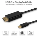 4K 60Hz Type-C to DP DisplayPort Connecting DP Adapter Cable, Cable Length: 1.8m - Image 4