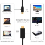 4K 60Hz Type-C to DP DisplayPort Connecting DP Adapter Cable, Cable Length: 1.8m - Image 6
