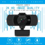 Richwell PC-06 Mini 360 Degrees Rotating 4.0 MP HD Auto Focus PC Webcam with Noise Reduction Microphone - Image 4