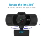Richwell PC-06 Mini 360 Degrees Rotating 4.0 MP HD Auto Focus PC Webcam with Noise Reduction Microphone - Image 6
