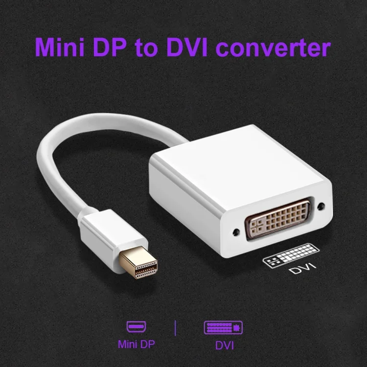 SYA0012205_1.webp Mini DP to DVI Adapter Converter - Image 2