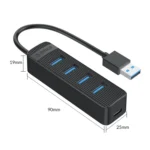 ORICO TWU3-4A-BK 4-Port USB 3.0 HUB - Image 3