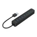 ORICO TWU3-7A-BK 7-Port USB 3.0 HUB - Image 4
