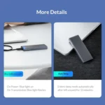 ORICO M2PAC3-G20 USB3.2 20Gbps M.2 NVMe SSD Enclosure - Image 11