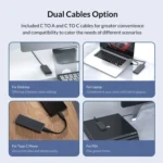 ORICO M2PAC3-G20 USB3.2 20Gbps M.2 NVMe SSD Enclosure - Image 10