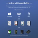 ORICO NS200RU3 2 Bay USB3.0 Hard Drive Enclosure with Raid - Image 16