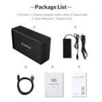 ORICO NS200RU3 2 Bay USB3.0 Hard Drive Enclosure with Raid - Image 3