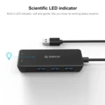 ORICO H3TS-U3 USB3.0 HUB with Card Reader - Image 8