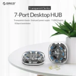 ORICO H7U-U3 7 Port USB3.0 Transparent HUB - Image 4