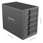 ORICO 9558RU3-V1-BK 3.5-Inch External Hard Drive Enclosure - Image 7