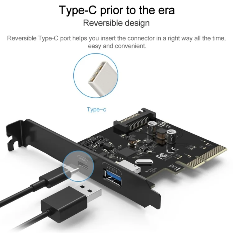 SYA0013144_5.webp ORICO PA31-AC 2 Port USB3.1 PCI-E Adapter - Image 6