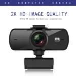 C5 4 Million Pixel Auto Focus 2K Full HD Webcam 360 Rotation USB Driver-free Live Broadcast WebCamera with Mic - Image 2