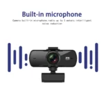 C5 4 Million Pixel Auto Focus 2K Full HD Webcam 360 Rotation USB Driver-free Live Broadcast WebCamera with Mic - Image 5
