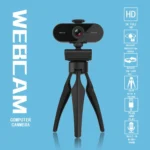 B1 4 Million Pixels 2K Resolution HD 1080P 360 Degrees Rotation Webcam with Mic & Tripod - Image 2