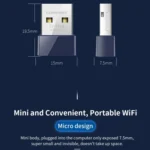 COMFAST CF-723B Mini 2 in 1 USB Bluetooth WiFi Adapter 150Mbps Wireless Network Card Receiver - Image 11