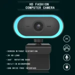 C11 2K Picture Quality HD Without Distortion 360 Degrees Rotate Built-in Microphone Sound Clear Webcams with Tripod - Image 3